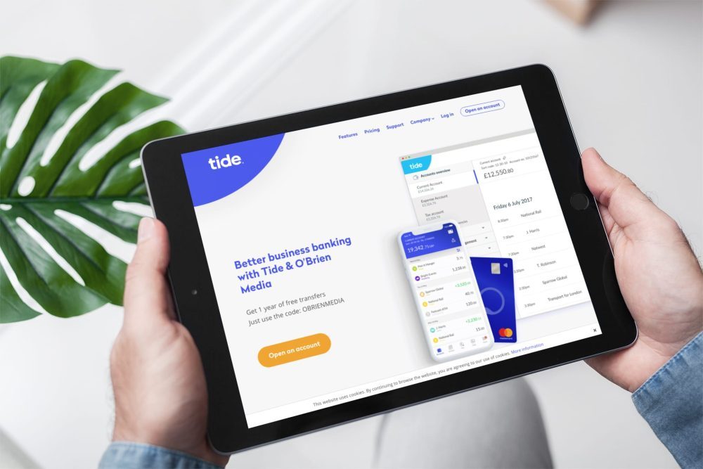 Better business banking with Tide & O’Brien Media