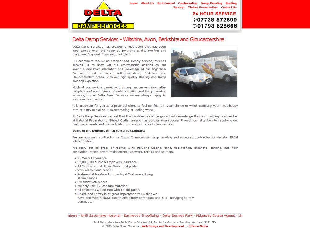 Redesign for Delta Property Services