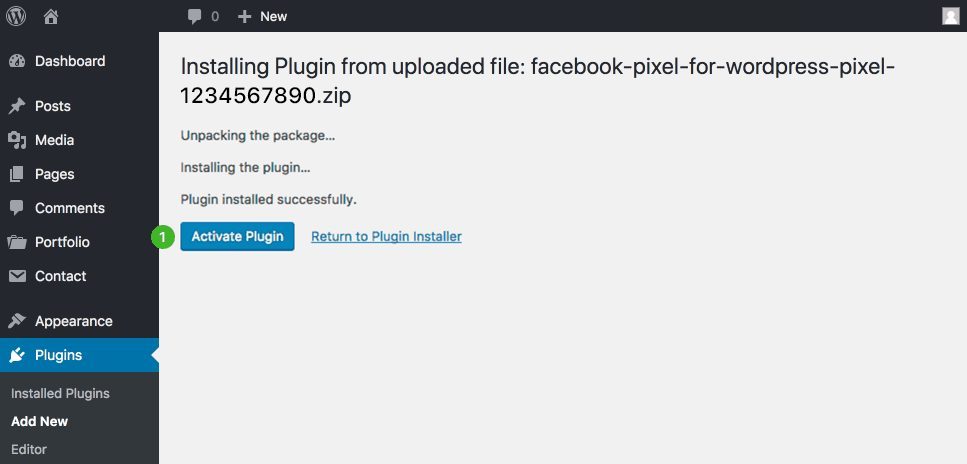 How to install a WordPress plugin