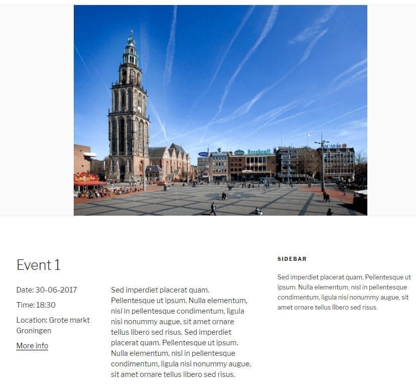 Very Simple Event List: Display events on WordPress websites with ease