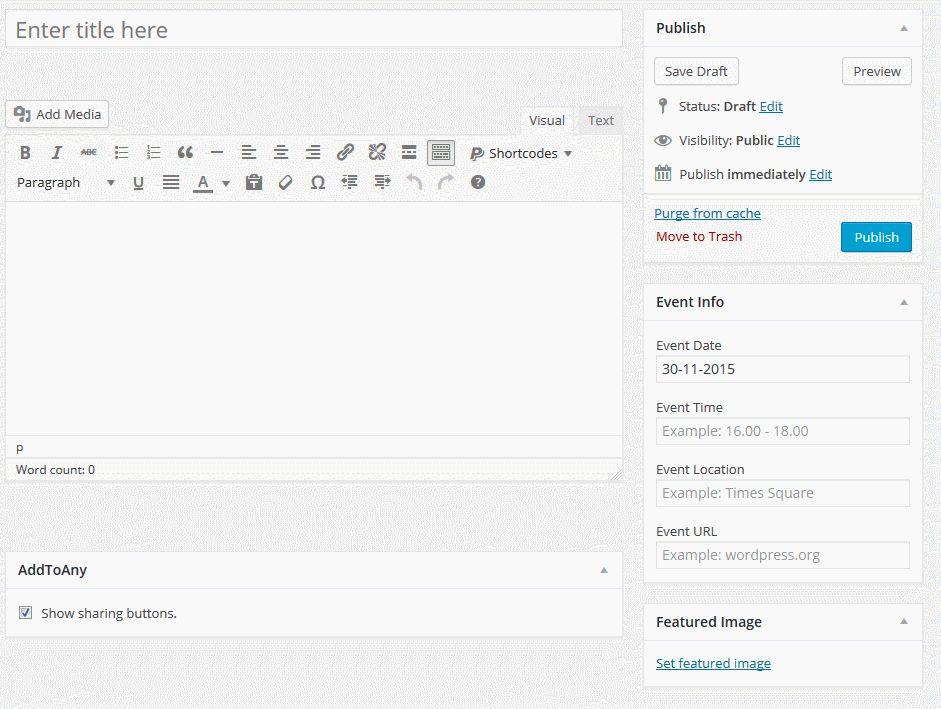 Very Simple Event List: Display events on WordPress websites with ease