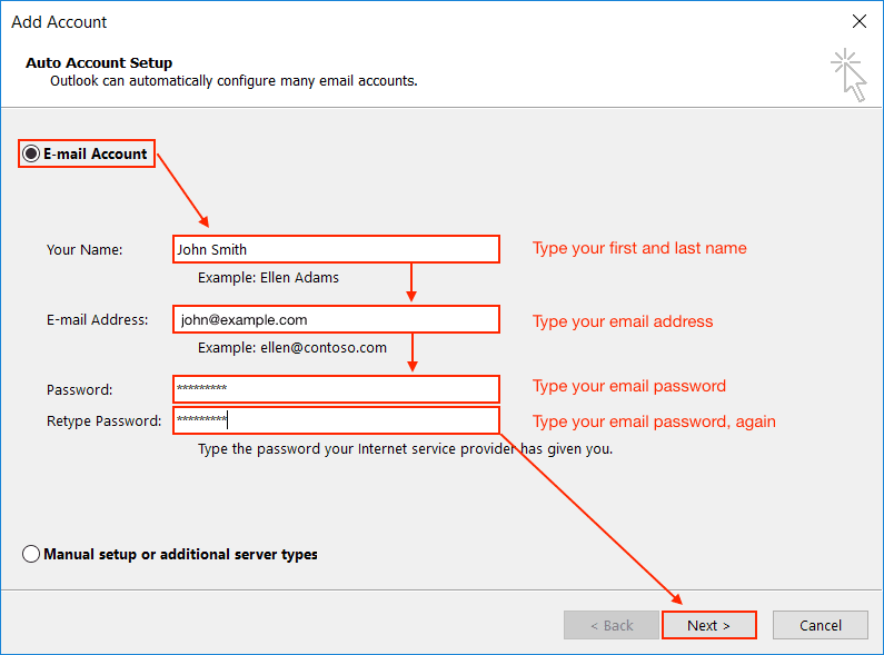 microsoft outlook 2016 sign in