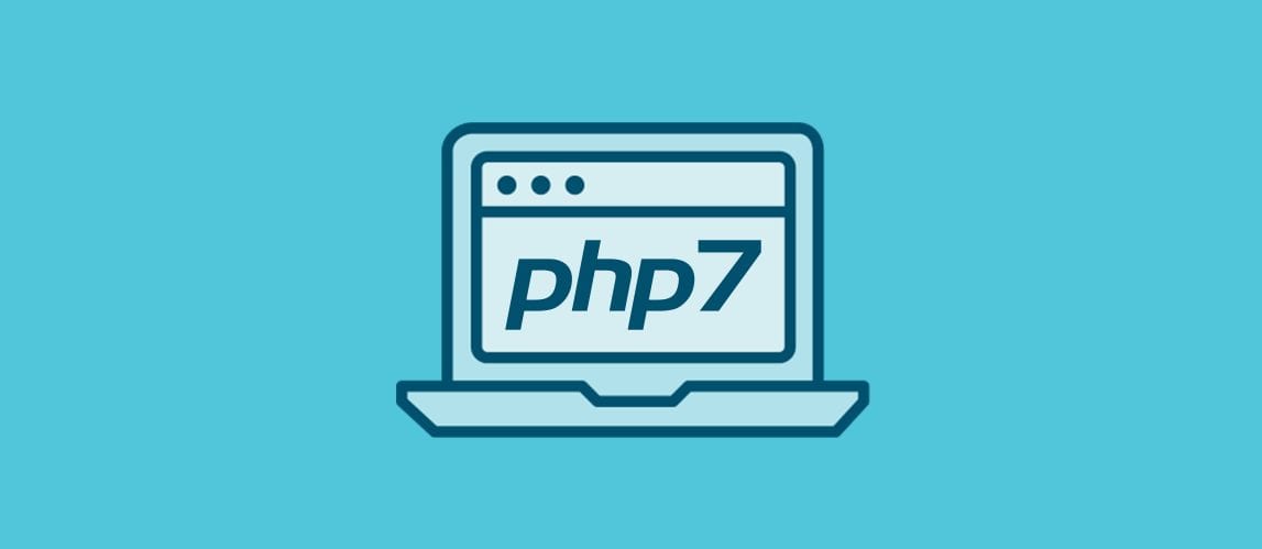 php logo on a light blue background