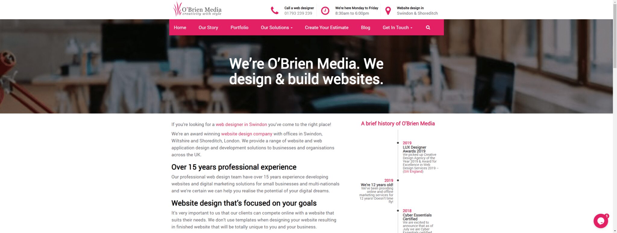 OBrien Media page