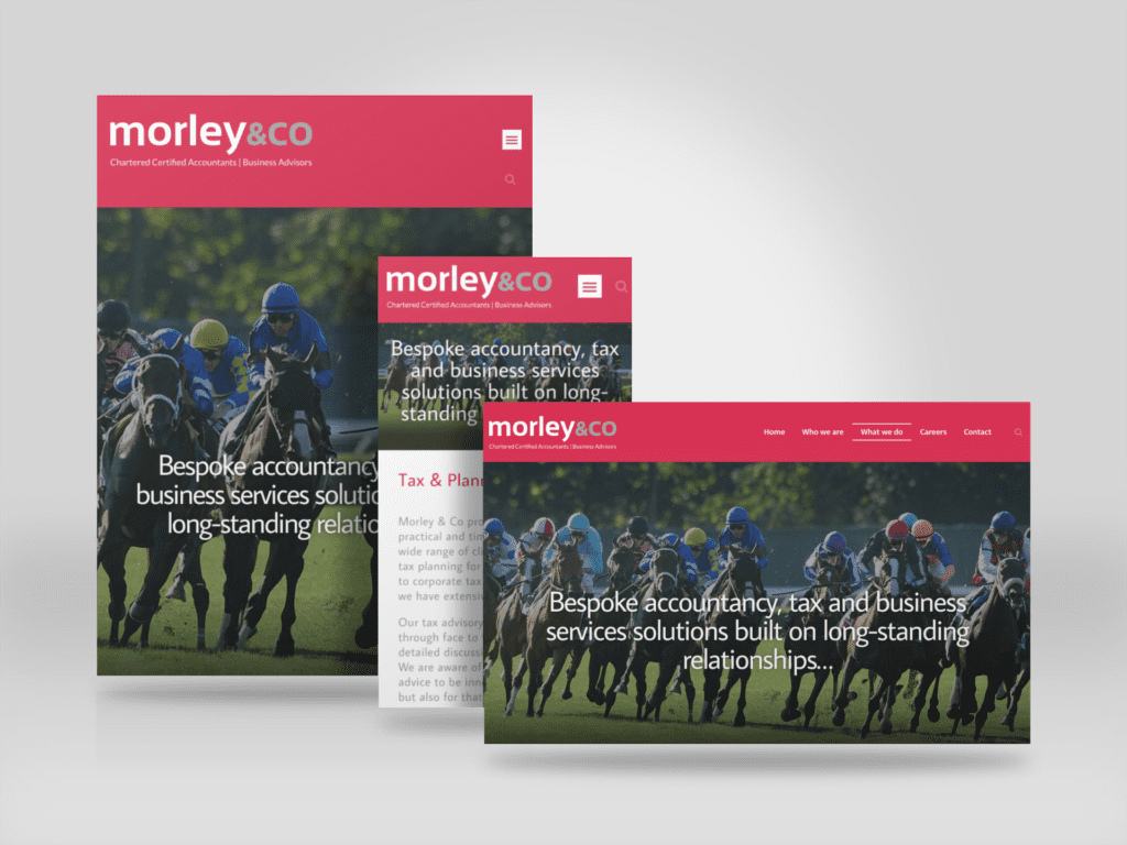 Morley & co responsive website