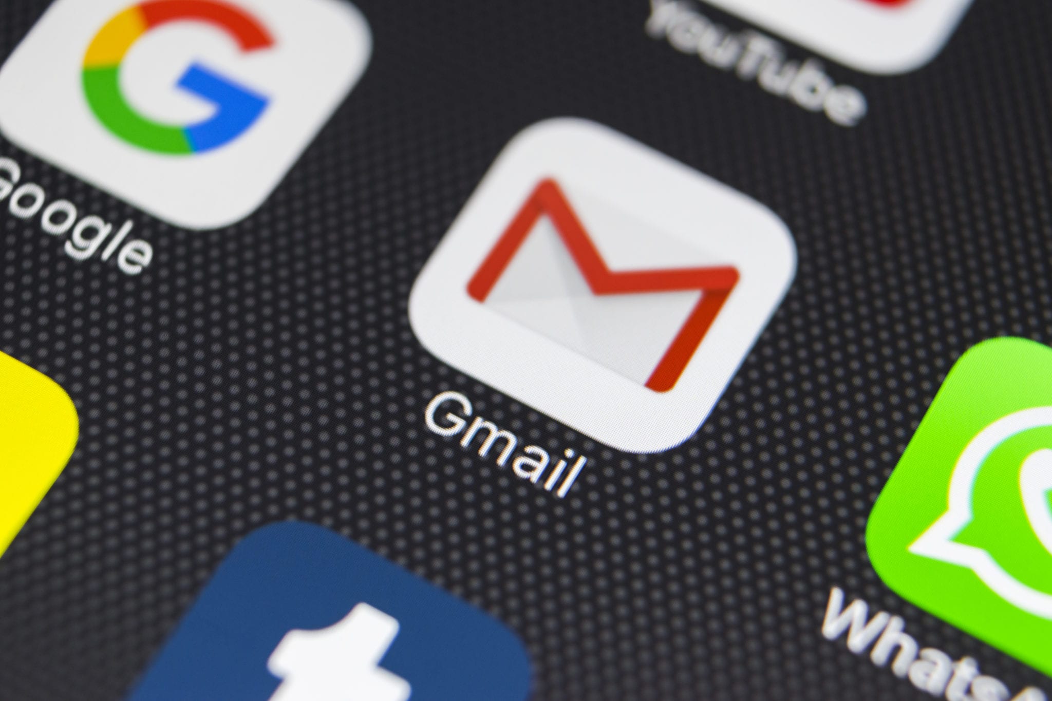 Google Gmail application icon on Apple