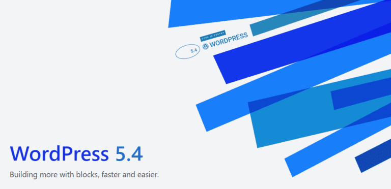 WordPress 5.4 presentation