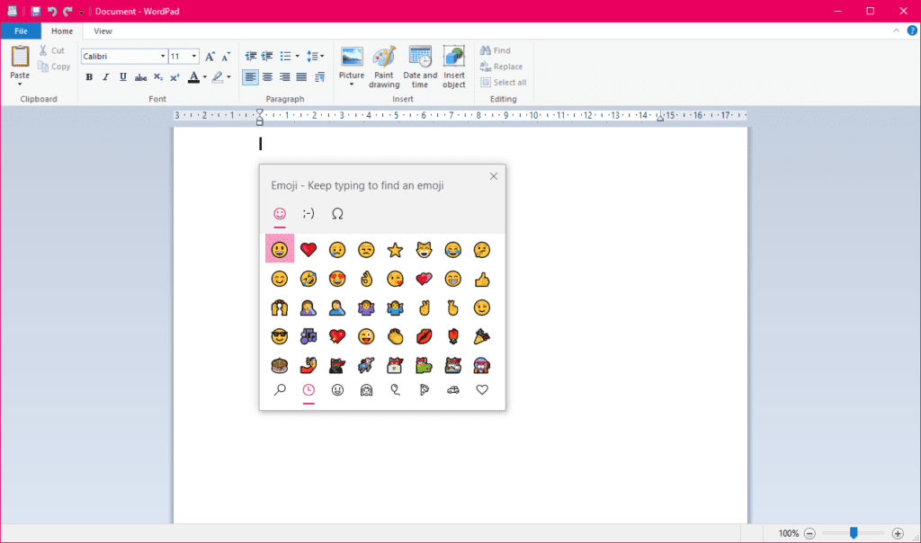 Windows 10 has a hidden emoji picker • O'Brien Media Ltd