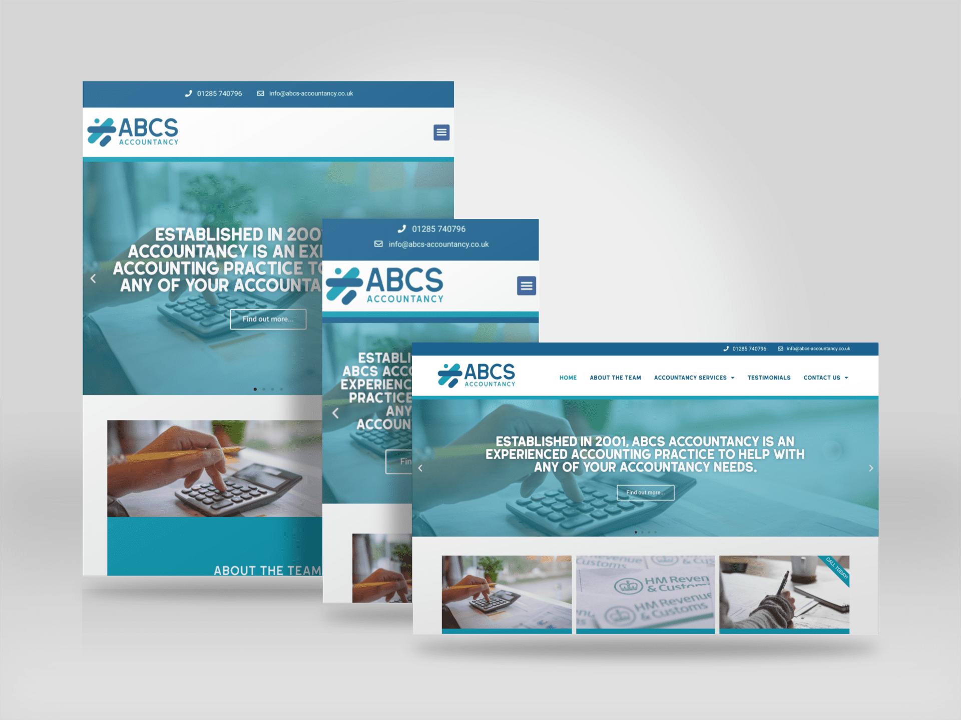 ABCS Accountancy responsive views
