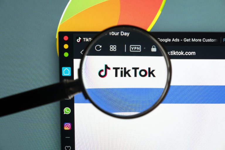 tiktok website