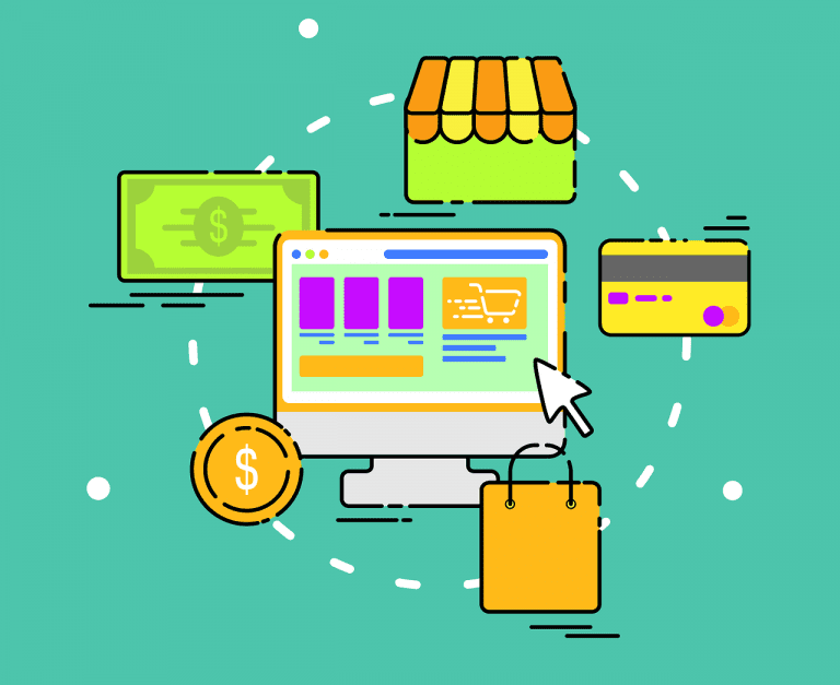 eCommerce process draw